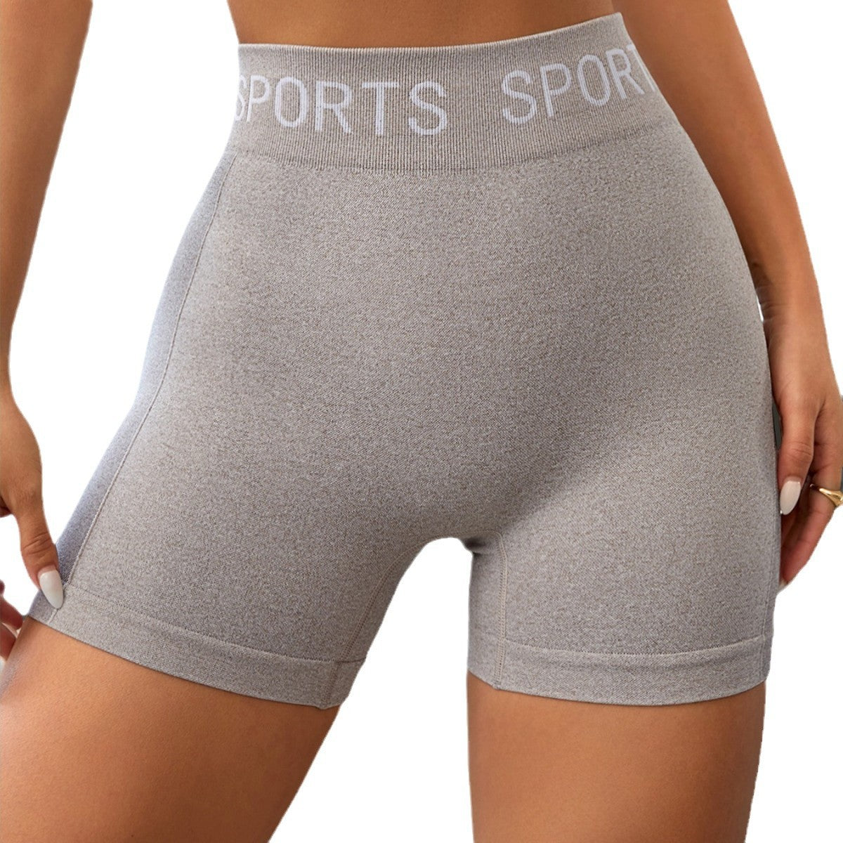 Yoga Shorts Fitness Shorts Women's Peach Hip Tight Sports Shorts Summer Women's Nude Seamless Yoga Pants
