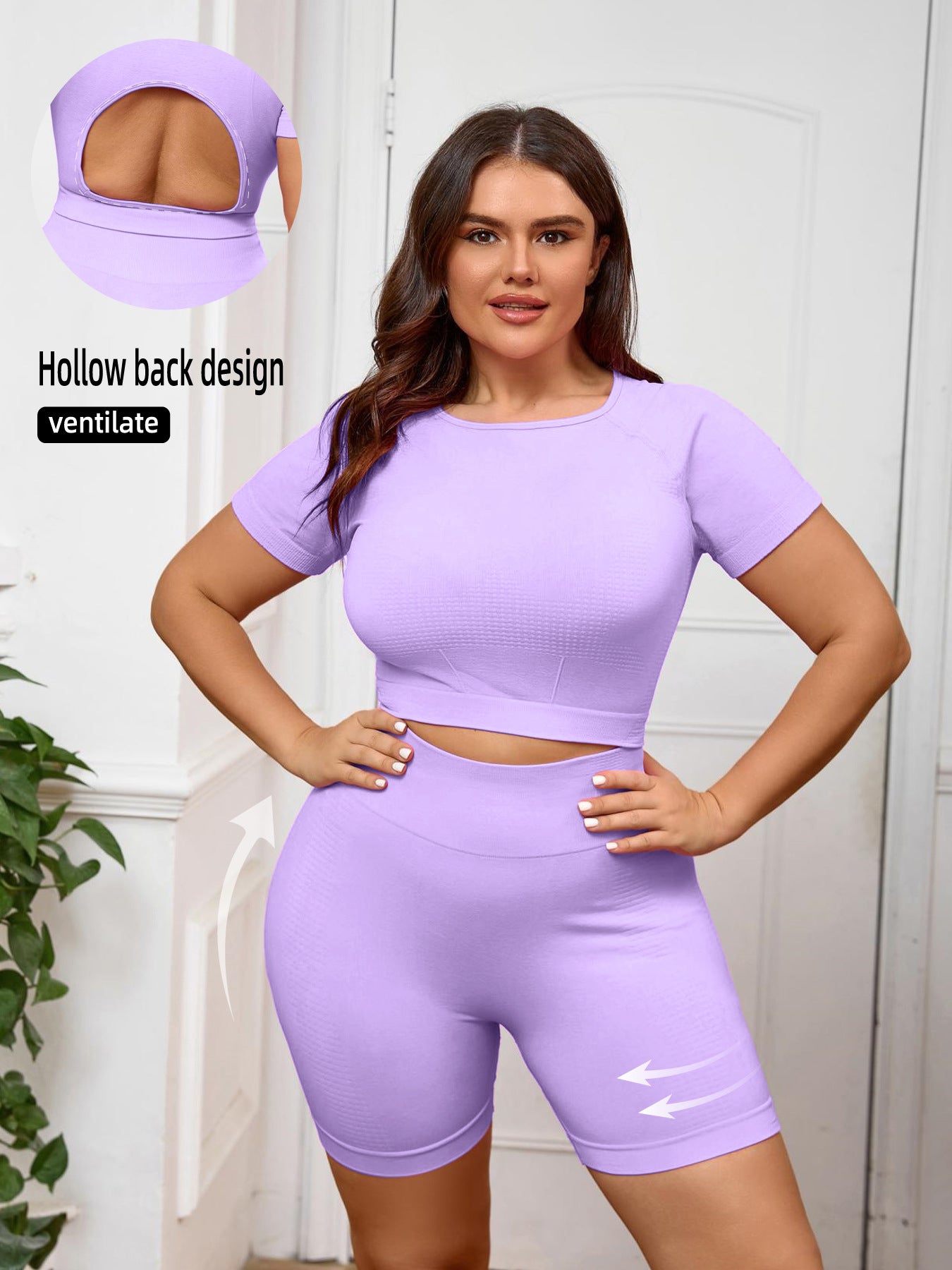 Large Size Yoga Suit Women's Quick-drying Summer High-strength Tight Suit Large Size Fitness Suit Women's Fat 100kg