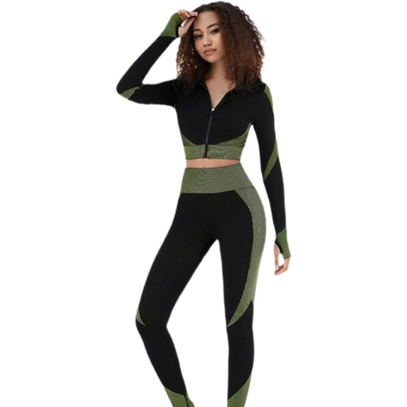 Spot New Yoga Jacket Summer Thin Slim-fit Short Open-button Sun Protection Cardigan Training Sports Fitness Jacket