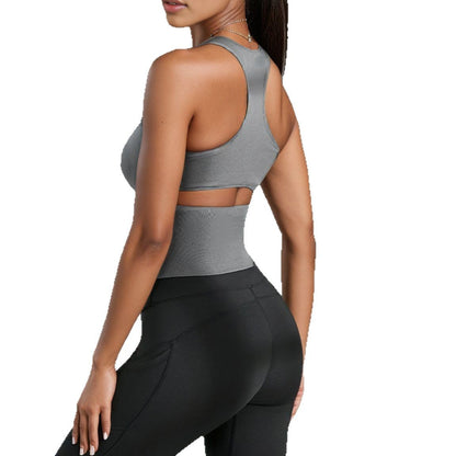 Sports Underwear Women's Running Shockproof Hollow Beauty Vest Bra Women's Yoga Sports Fitness Vest
