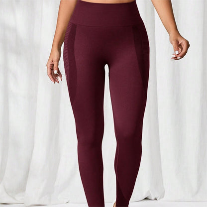 American Sports Style Yoga Pants Nine Points Women's Hip Yoga Pants Women's Yoga Trousers Peach Hip Seamless Fitness Pants