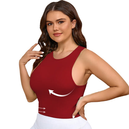 Summer Large Size Yoga Vest High Strength Women's Extended Quick-drying Vest, Fat Large Size Fitness Vest Women's Summer