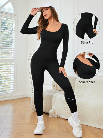 New European and American Tight-fitting Yoga Onesie Women's Summer Light Luxury Fitness Onesie Hip Lift Quick-drying Sports Slim-fitting