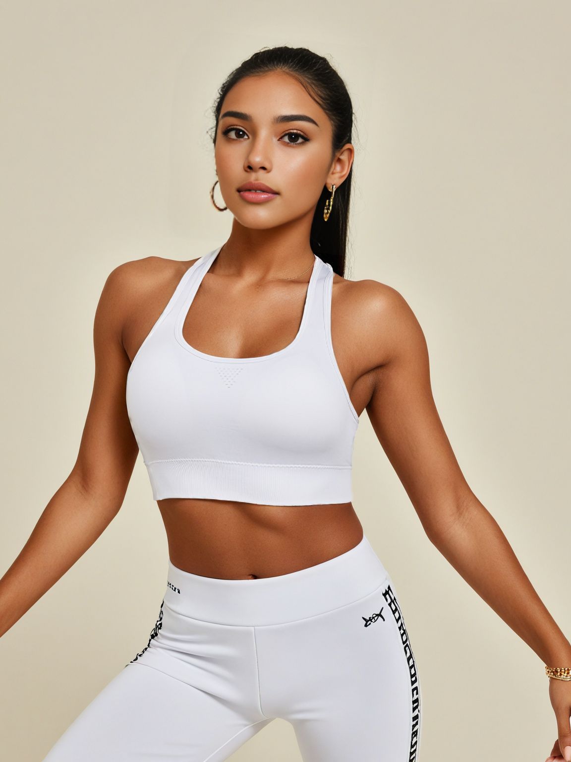 Sports Bra Women's Fitness High-strength Breathable Non-chest Compression Sports Bra Women's Shockproof Anti-sagging Non-wire Movement