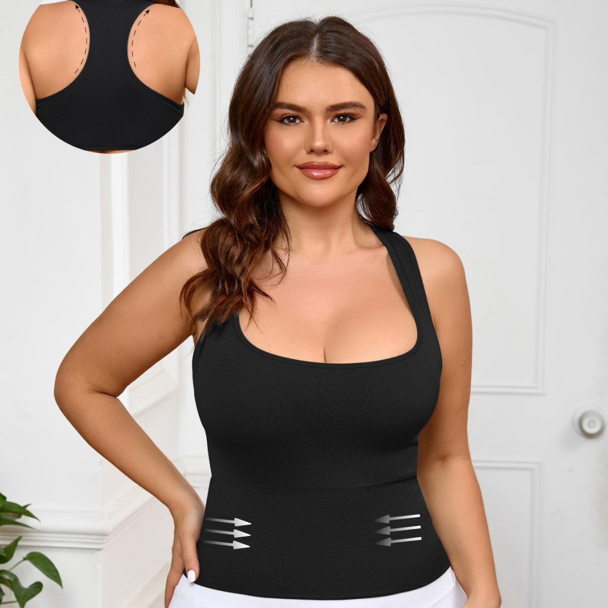 Summer Large Size Fitness Vest, I-shaped Lulu, The Same Large Size Yoga Top, High-end Sports Yoga Vest