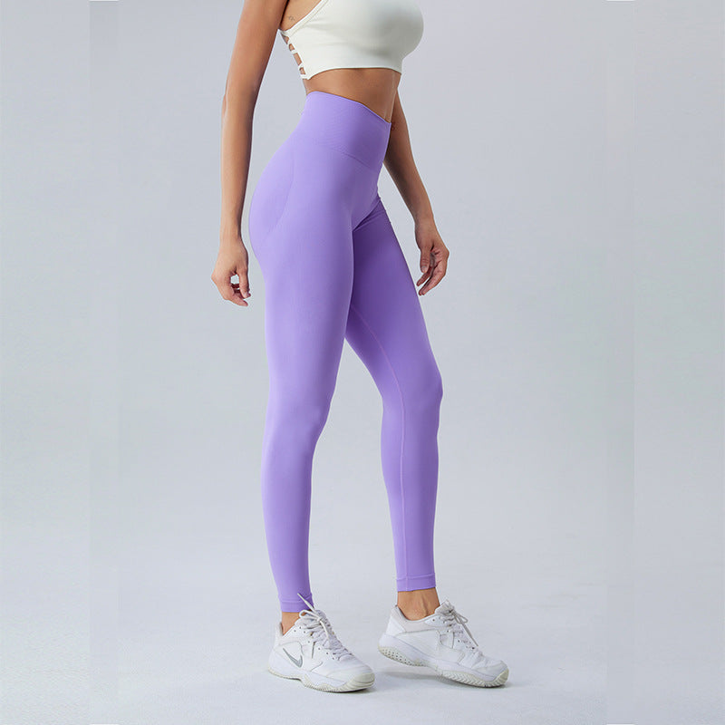 Fitness Peach Hip Yoga Pants Women's Fitness High Waist Pilates Naked Fitness Pants Women's Fitness Pants Hip Lift