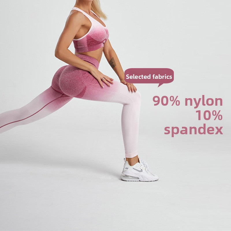 Yoga Suit, High-end European and American Tie-dye Suit, Yoga Suit, Sports Bra for Women, High-strength Shockproof and Anti-sagging.