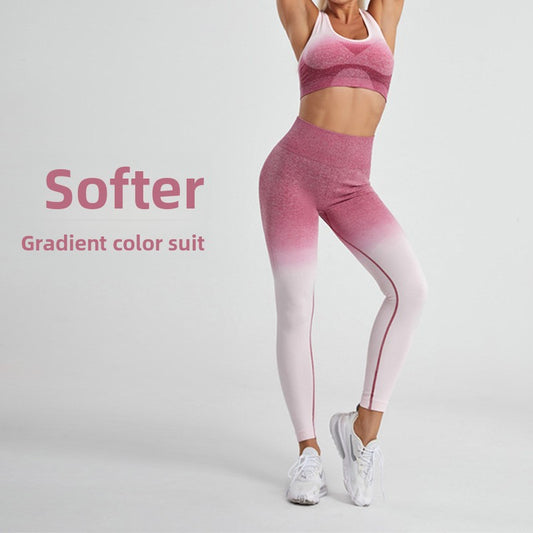 Yoga Suit, High-end European and American Tie-dye Suit, Yoga Suit, Sports Bra for Women, High-strength Shockproof and Anti-sagging.