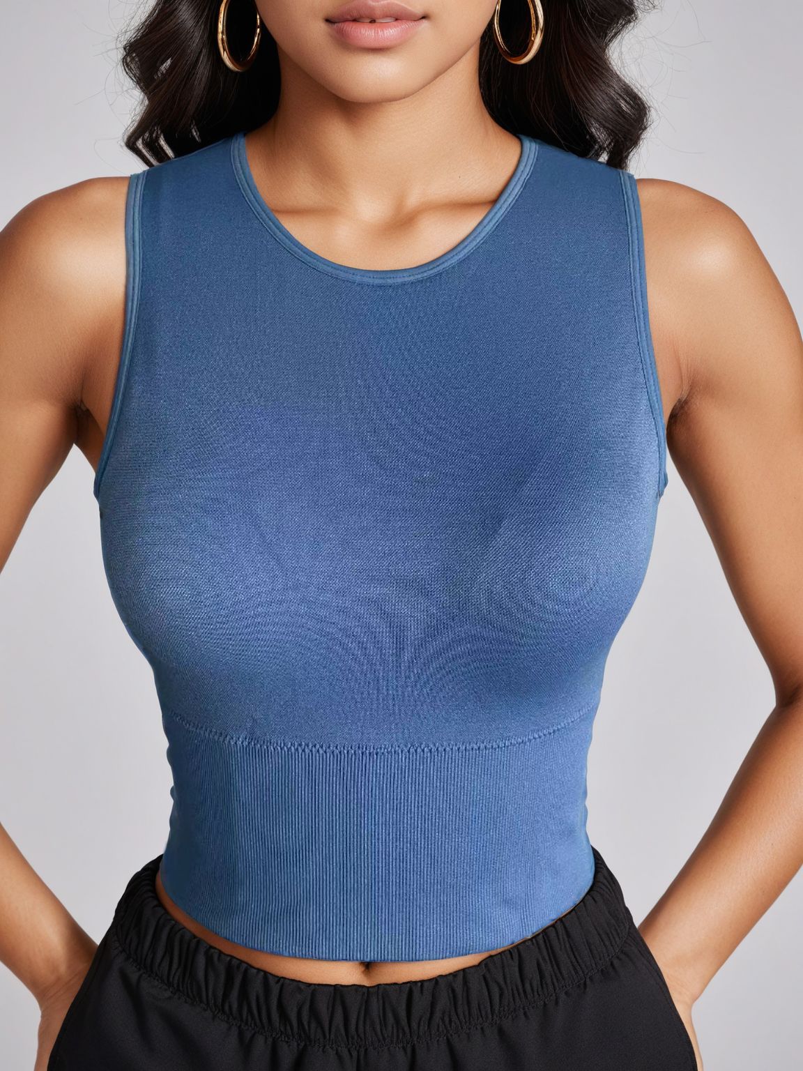 Sports Underwear Women's Running Shockproof Hollow Tight Back Solid Color Women's Yoga Running Sports Vest
