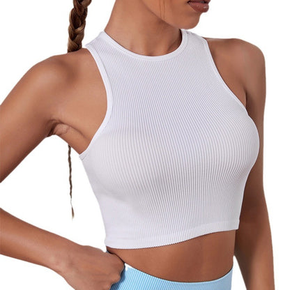 Lulu Vest Outdoor Fitness Yoga Vest Women's Senior Sense Sports Outdoor Fitness Women's Tight Yoga Vest