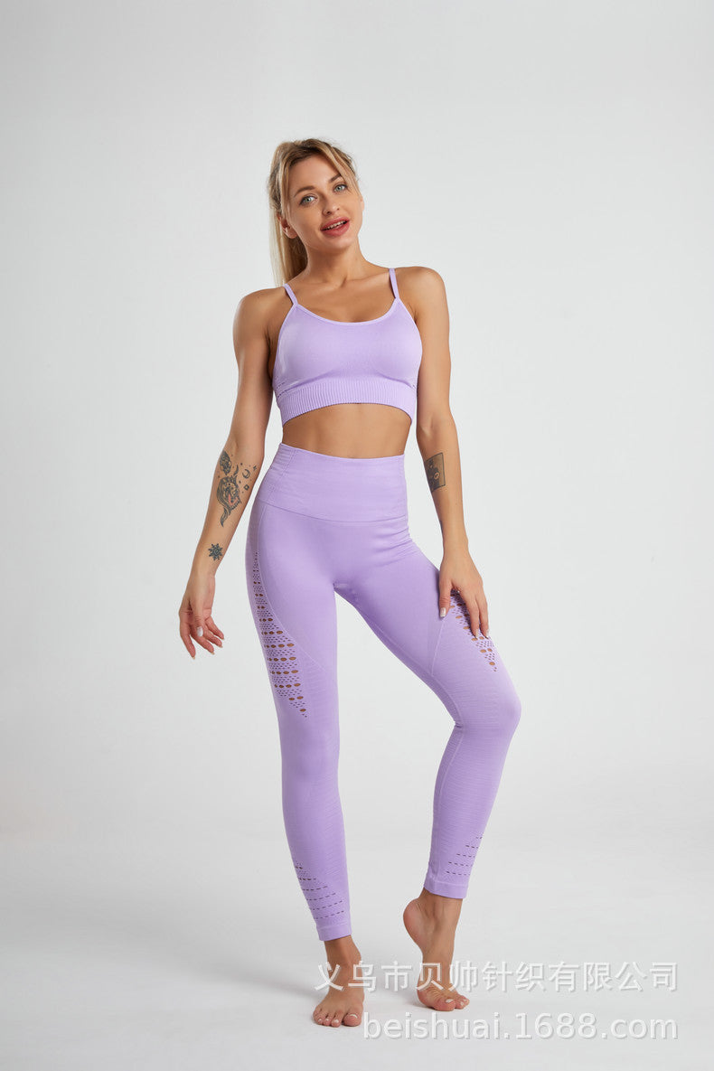 Peach Hip Yoga Pants Women's Sports High Waist Hip Lift Sports Trousers Women's Outer Wear Anti-light Gym Special Quick Drying