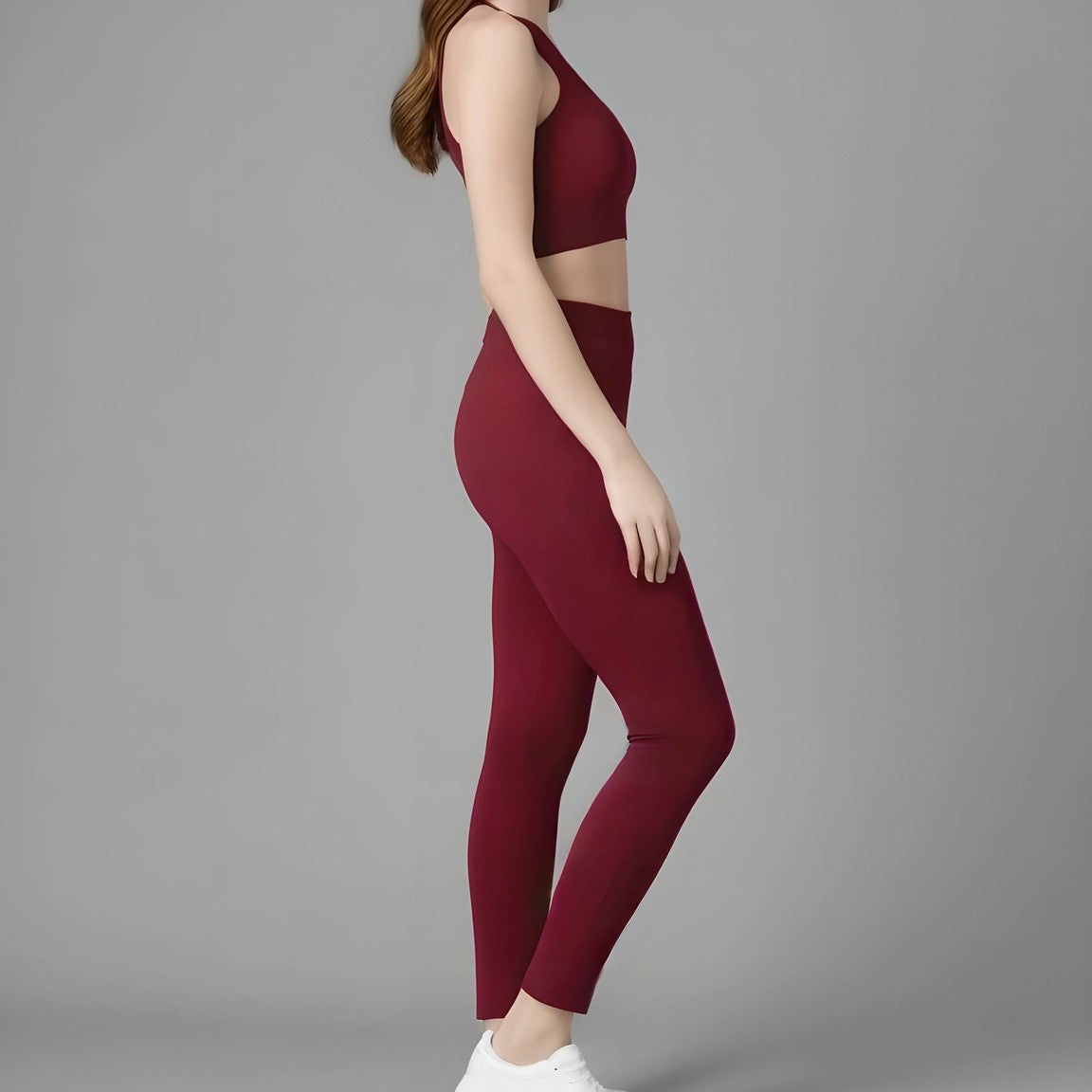 Yoga Suit Cross-border Women's Two-piece Suit, Outer Wear Fitness Suit, High-end Women's Loose Summer Quick Drying