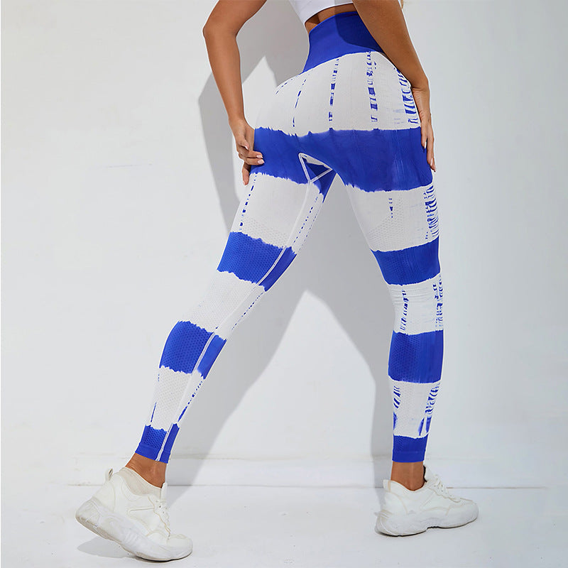 Peach Hip Yoga Pants Women's Sports High Waist Hip Lift Sports Trousers Women's Outer Wear Anti-light Gym Special Quick Drying