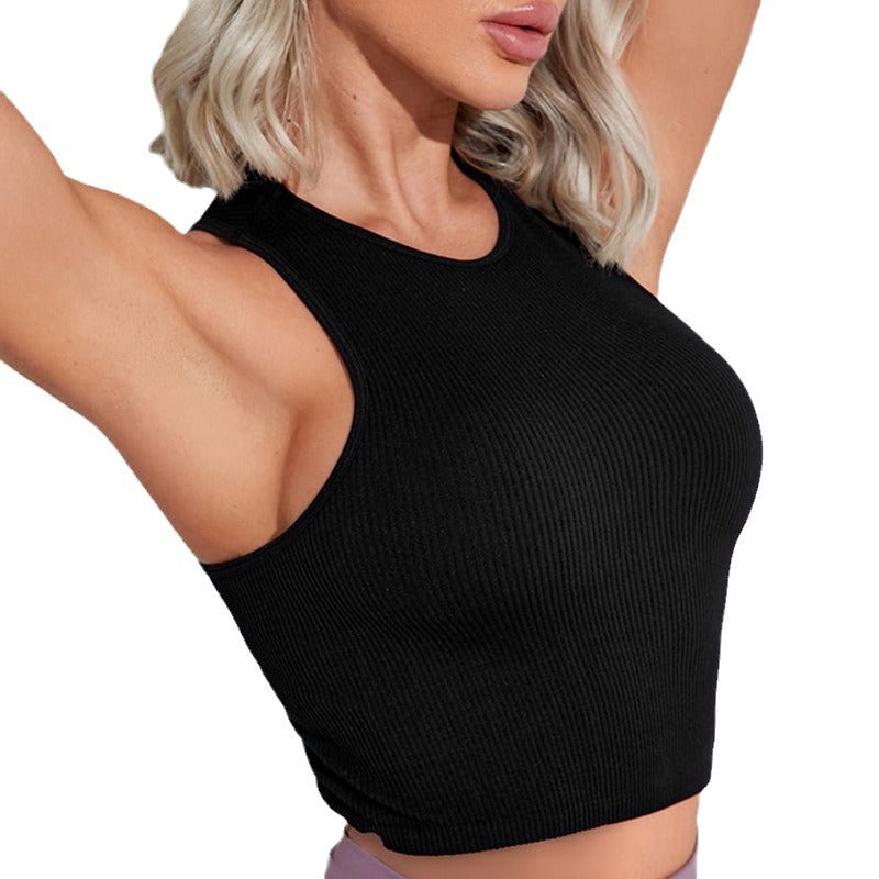 Professional Yoga Vest Women's Summer Sports Vest Women's Fitness Running Yoga Vest Advanced Sense Tight