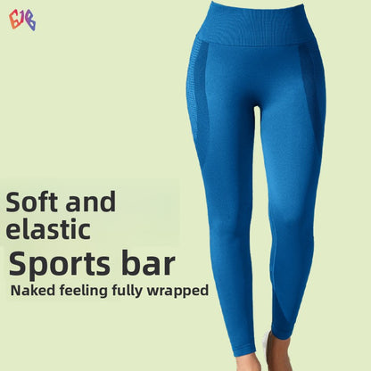 SHE IN HOT SELLING Yoga Clothing Yoga Fitness Clothing Pants Women's Sports High Waist Tight Hip Lift Belly Yoga Fitness Pants