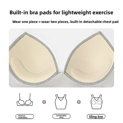 Yoga Vest Lulu Yoga Clothes Top Sports Sleeveless Yoga Vest Outer Wear Quick-drying Sleeveless Sports Vest Women