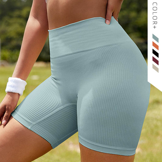 Hot-selling Summer Belly and Buttocks Running Three-point Fitness Pants High-waisted Peach Buttocks Sweatpants Nude Yoga Pants
