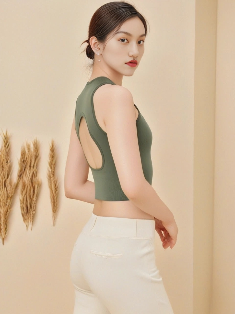 Sports Style Yoga Clothes, Yoga Vest, High-end Sense Outer Wear, Quick-drying Fitness Vest, Women's European and American Yoga Clothes, Women's Underwear