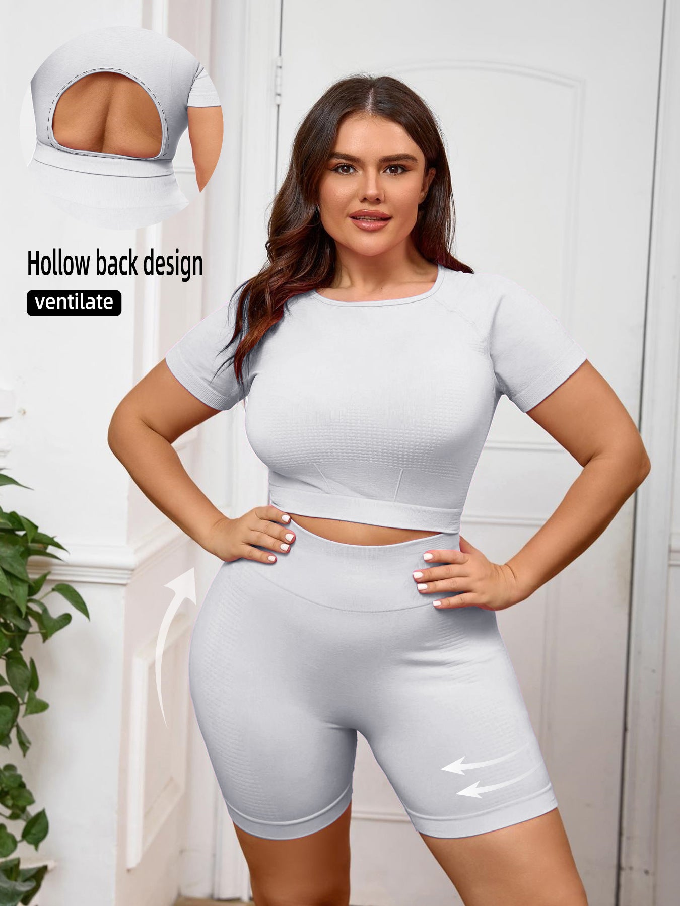 Large Size Yoga Suit Women's Quick-drying Summer High-strength Tight Suit Large Size Fitness Suit Women's Fat 100kg
