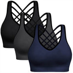 Sports Bra Women's Shock-proof Beautiful Back Fixed Cup Small Chest Not Empty Cup No Steel Ring Fitness Vest Women's Fitness Europe and The United States
