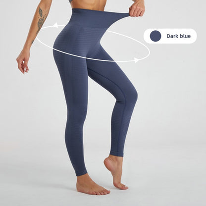 American Sports Style Yoga Pants Nine Points Women's Hip Yoga Pants Women's Yoga Trousers Peach Hip Seamless Fitness Pants