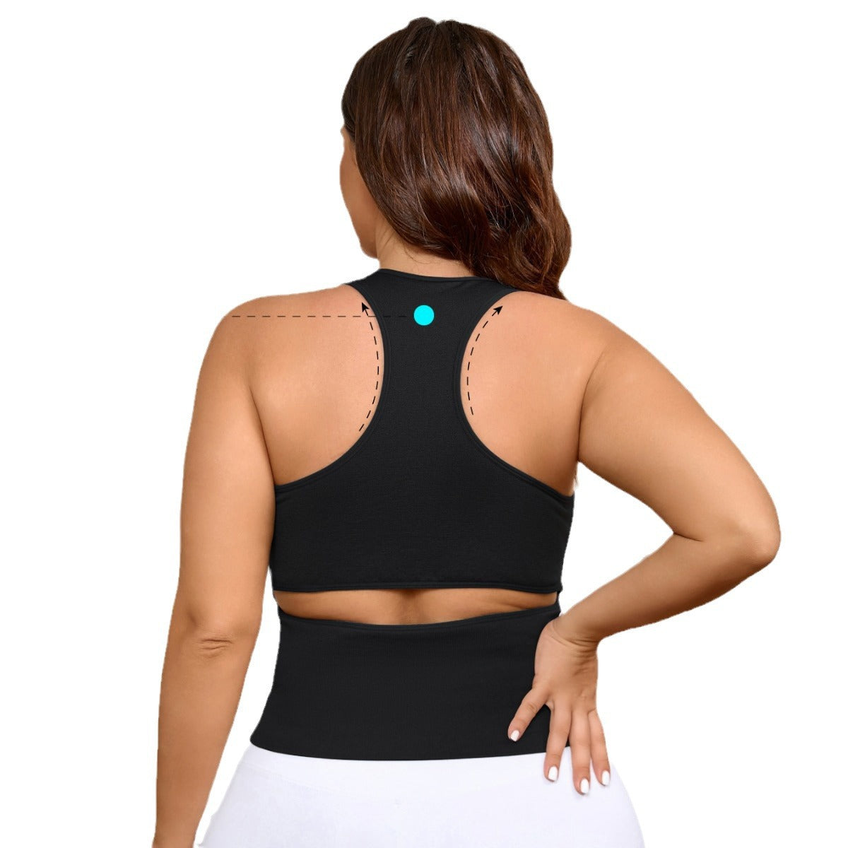 Summer Large Size Fitness Vest, I-shaped Lulu, The Same Large Size Yoga Top, High-end Sports Yoga Vest