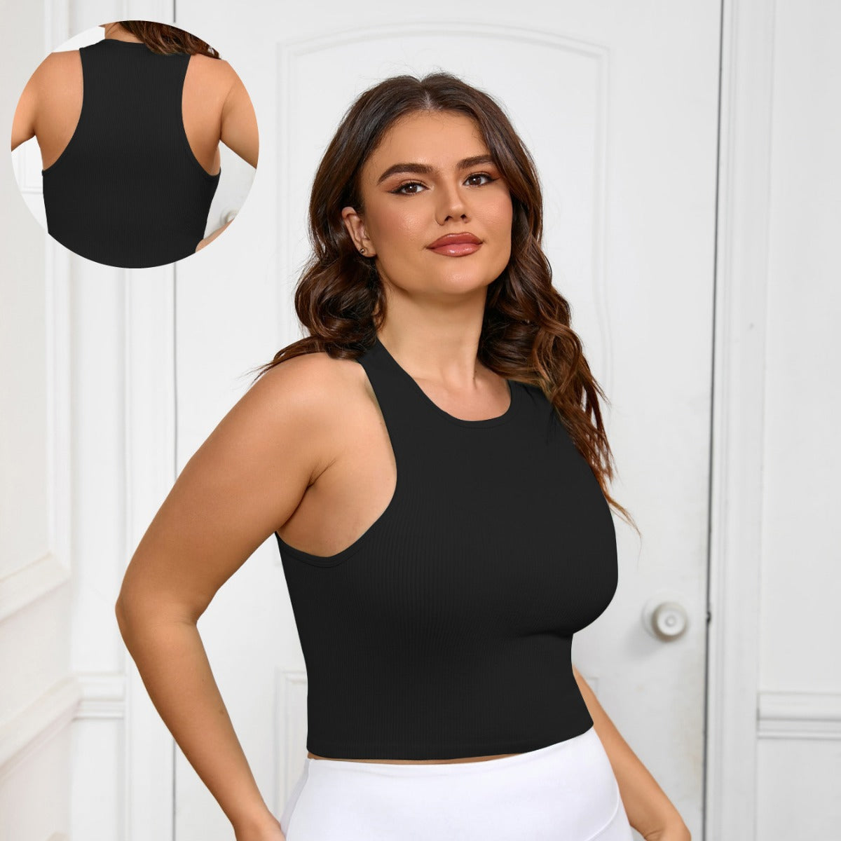 Summer Large Size Yoga Vest High Strength Women's Extended Quick-drying Vest, Fat Large Size Fitness Vest Women's Summer