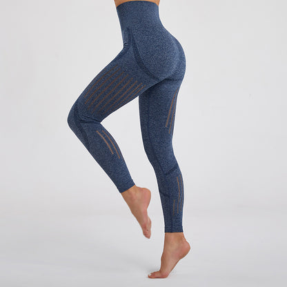 Fitness pants, yoga waist, belly and hip leggings, high-waisted pants, women's body sculpting fitness