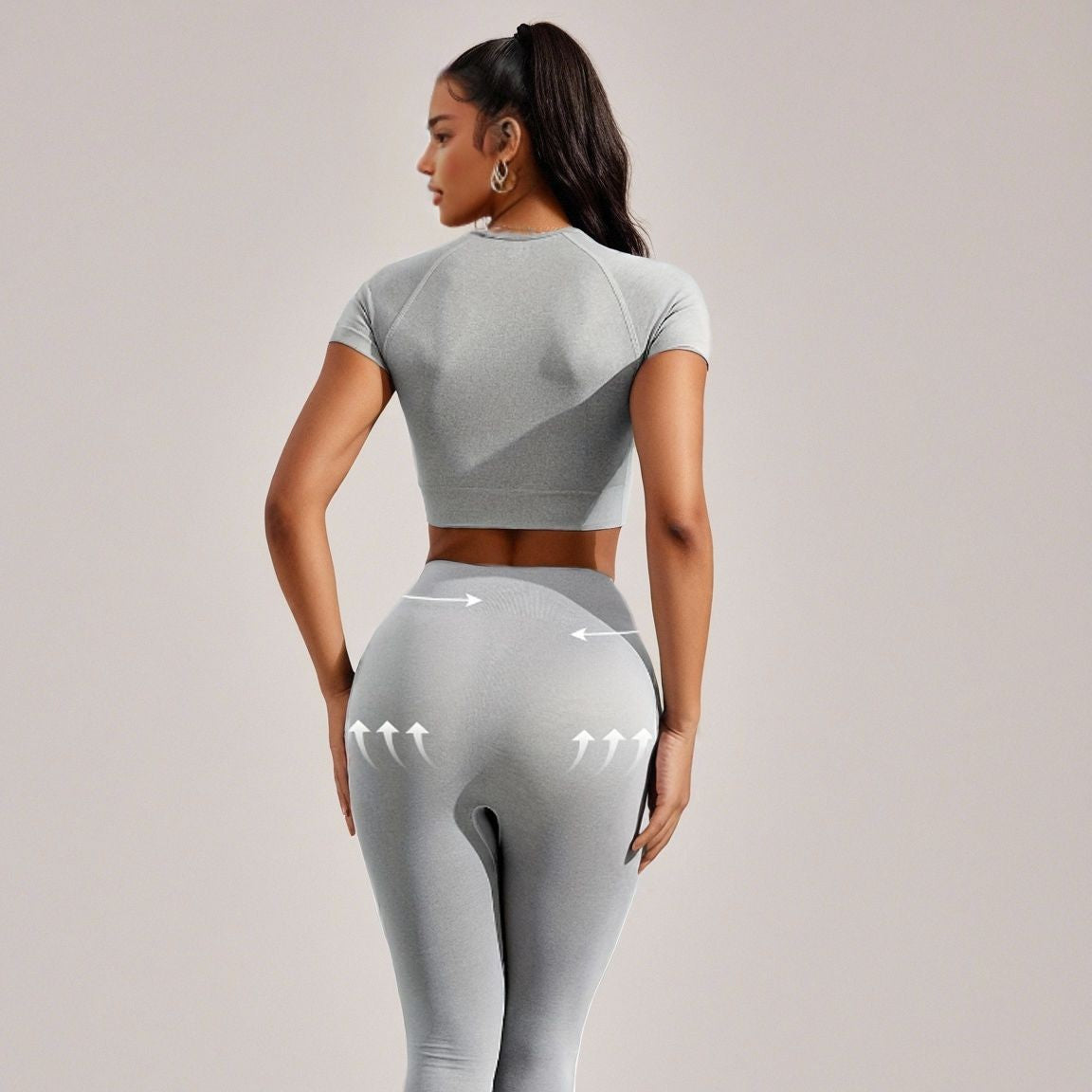 Yoga Suit Women's High-end Morning Running Fitness Suit Gym Professional Sports Suit