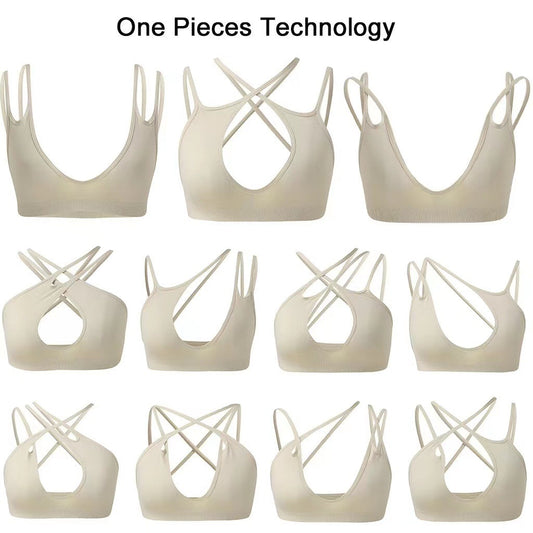 Sports Fitness Yoga Vest, A Variety of Wearing Methods, Streamers, Light and Tight Neck Suspenders, New Spice Girl Vest