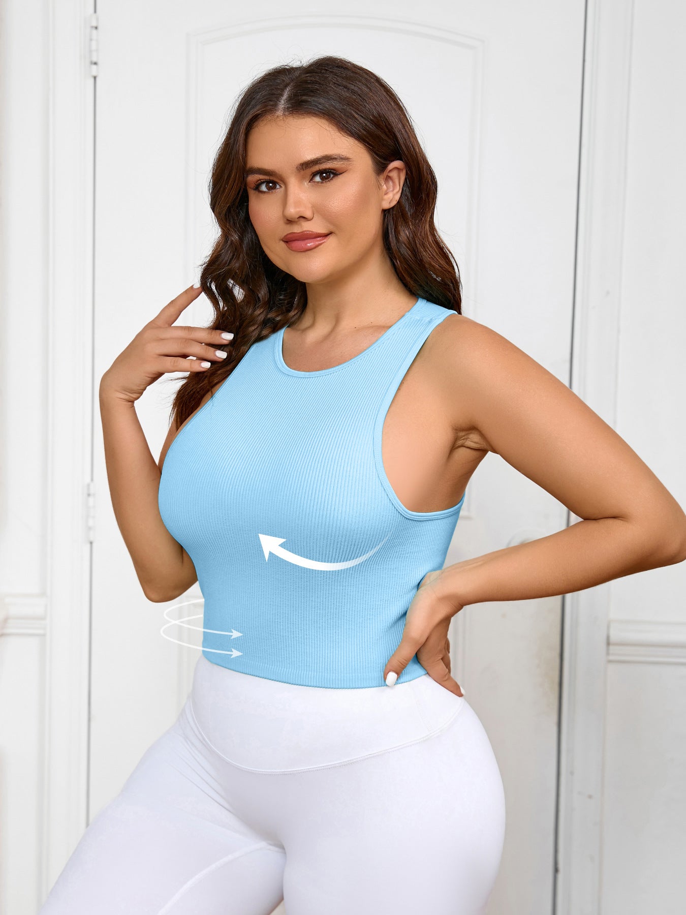 Summer Large Size Yoga Vest High Strength Women's Extended Quick-drying Vest, Fat Large Size Fitness Vest Women's Summer