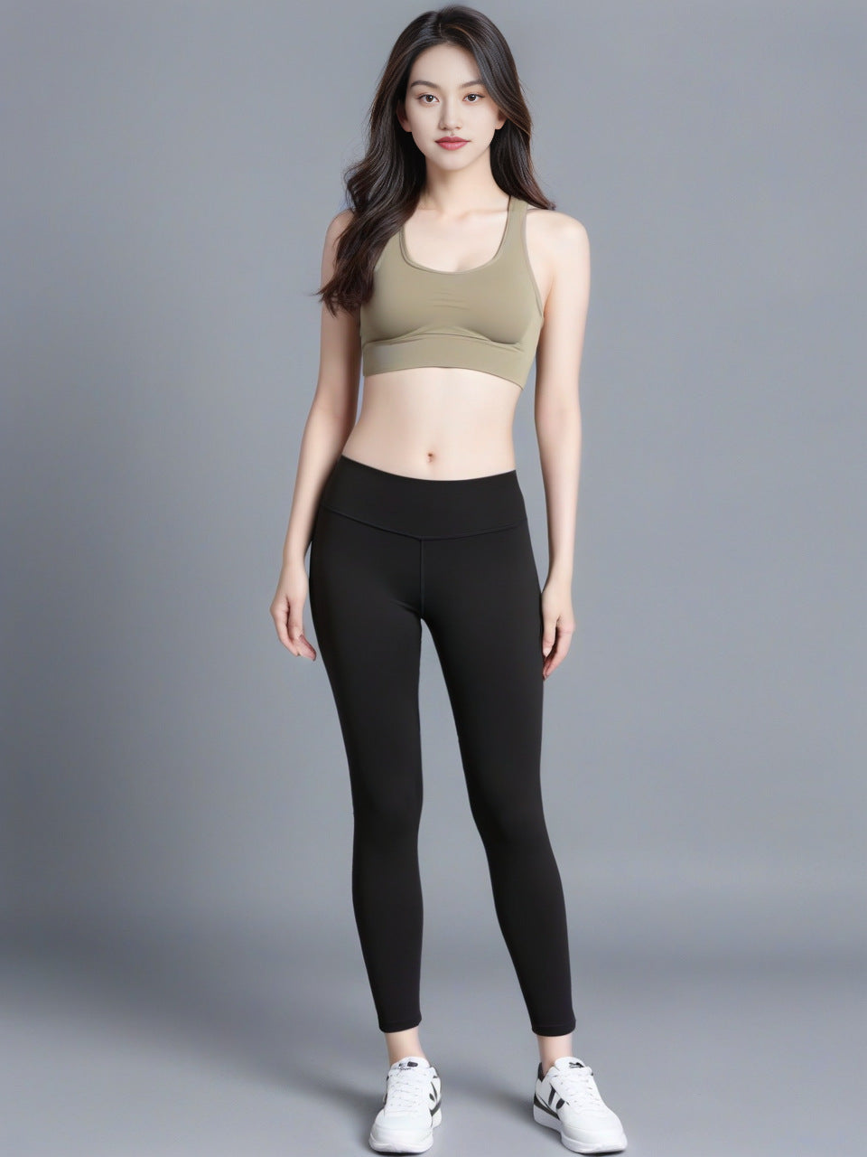 Sports Yoga Clothes Underwear Women's Fixed Chest Pad High Elastic Nude Yoga Bra Beautiful Back Shock Absorption Gathering Fitness Vest