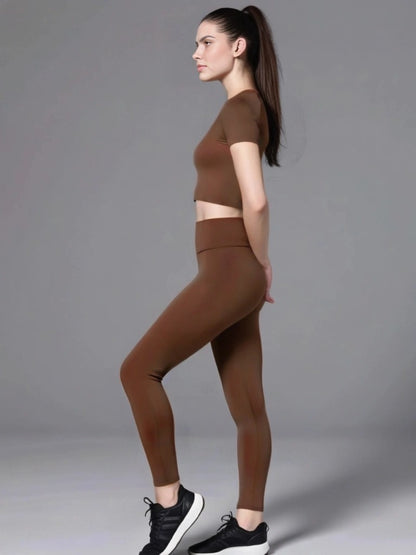 Large Size Yoga Suit, Fat Short-sleeved Pants, Summer Thin Women's 90kg Large Size Yoga Suit.