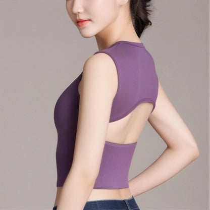 Yoga sports underwear women's shock-proof and anti-sagging high-intensity fitness bra running shock-absorbing integrated yoga vest