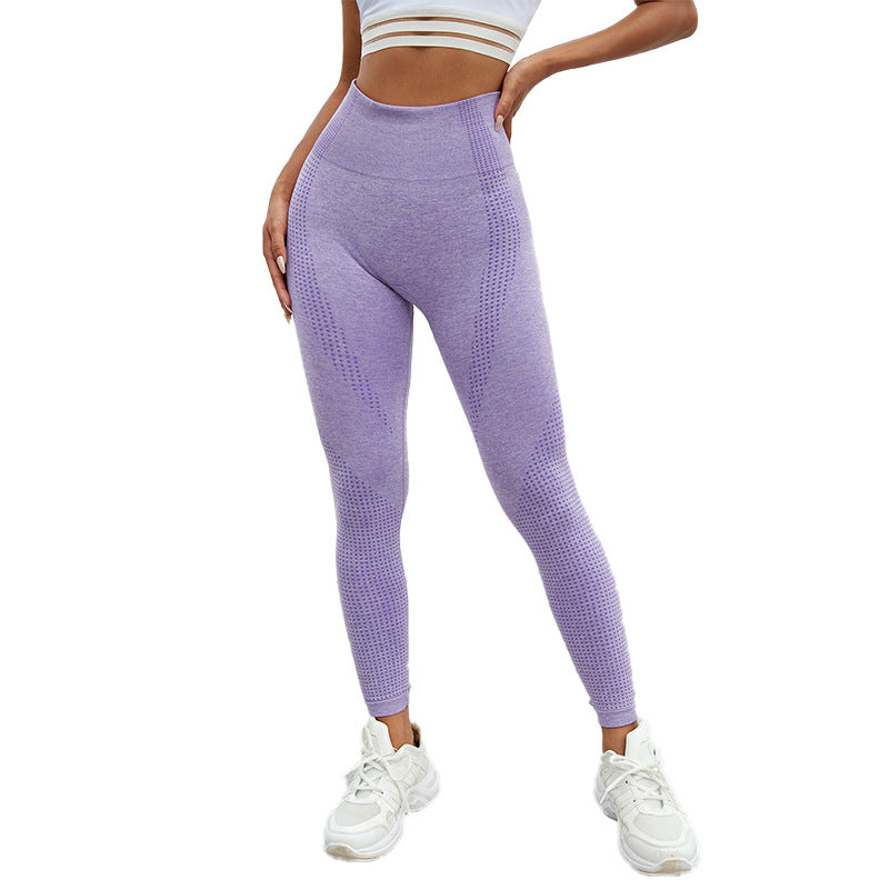 Nine-point Yoga Pants, High-waisted Yoga Pants, Hip-lifting Outer Wear, Sports and Fitness, The Same High-end Peach Hip Fitness Pants, Large Size.
