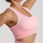 Sports Underwear Women's Fitness Integrated Cup Shock-proof and Anti-sagging High-strength Full-package Non-chest-pressing Yoga Clothing Women's Underwear