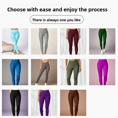 SHE IN HOT SELLING Yoga Clothing Yoga Fitness Clothing Pants Women's Sports High Waist Tight Hip Lift Belly Yoga Fitness Pants