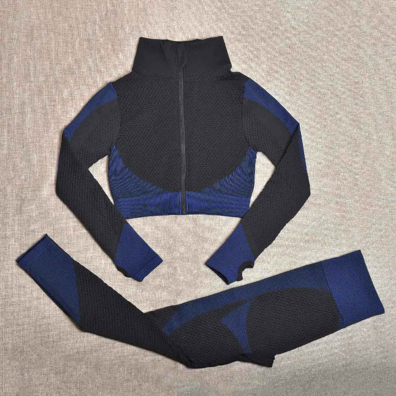 Yoga Suit Summer Popular Three-piece Set Tight Fashion European and American Back Yoga Suit Vest Beautiful Back Sports Suit
