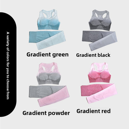 Yoga Suit, High-end European and American Tie-dye Suit, Yoga Suit, Sports Bra for Women, High-strength Shockproof and Anti-sagging.