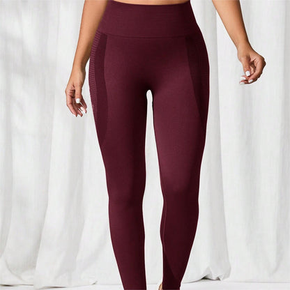 Sports Seamless Yoga Pants Belly Shaping Hip Lifting Peach Fitness Pants Hip Lifting Fitness Pants Women's Fitness Pants
