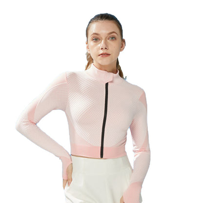 Yoga Clothes Women's Suit Spring and Autumn Models Professional Gym Training Morning Running Clothes Sports Jacket High-end Fitness Clothes