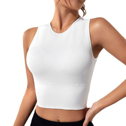 Sports Style Yoga Clothes, Yoga Vest, High-end Sense Outer Wear, Quick-drying Fitness Vest, Women's European and American Yoga Clothes, Women's Underwear